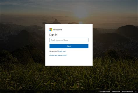 microsoft 365 sign in page