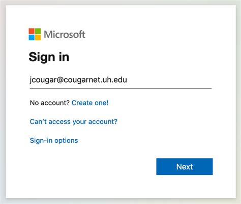 microsoft 365 sign in student