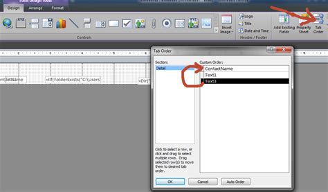 Microsoft Access Scroll Bar Not Working