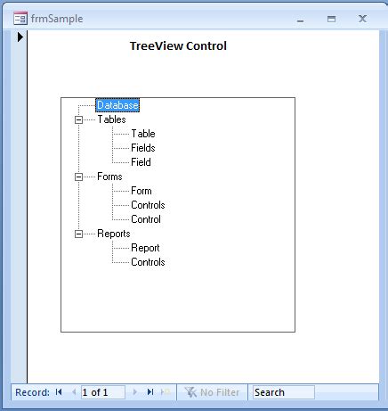 Microsoft Access Treeview Control Example