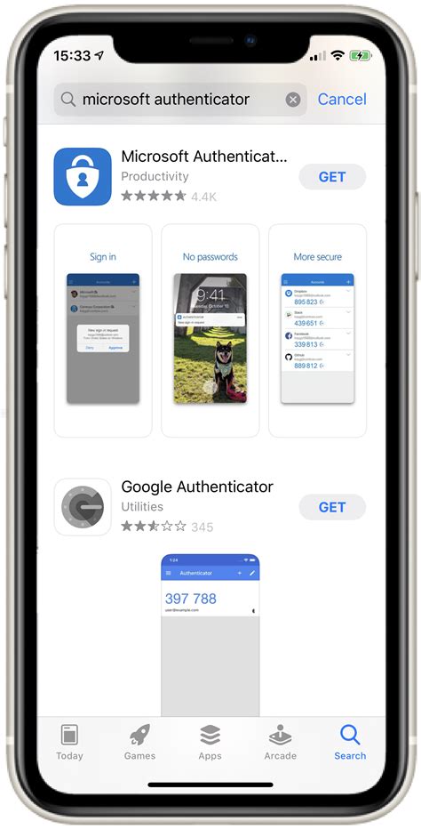 microsoft authenticator app ios qr code
