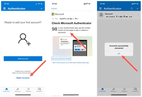 microsoft authenticator app transfer to new phone qr code