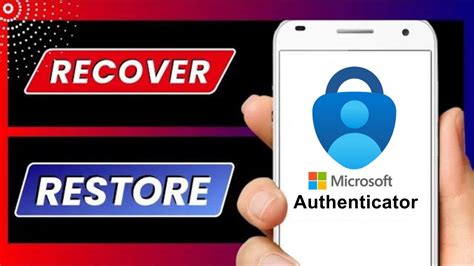 microsoft authenticator restore code