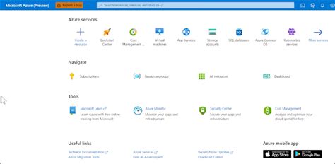 microsoft azure portal free trial