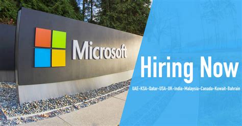 Microsoft Career Opportunities