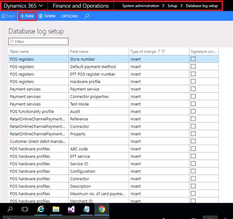 microsoft dynamics 365 database