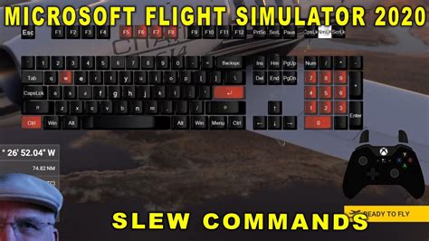 microsoft flight simulator keyboard commands