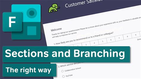 Microsoft Forms Branching And Sections