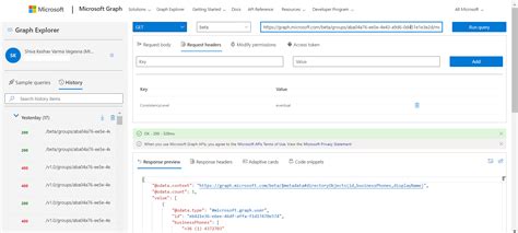 microsoft graph api filter example c#