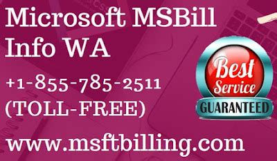 microsoft msbill info wa