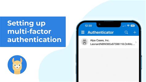 microsoft multi factor authentication setup