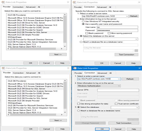 microsoft office list oledb 2.0
