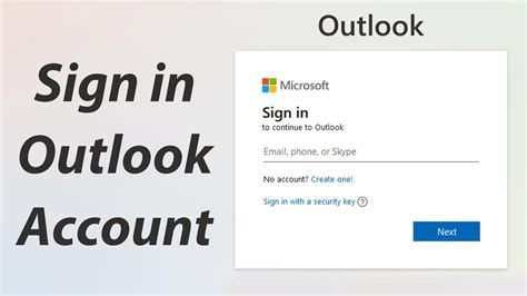 microsoft outlook account login