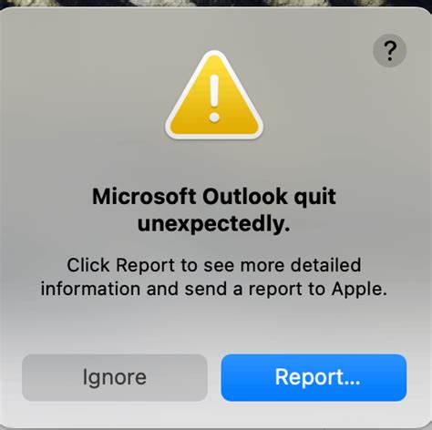 Microsoft Outlook For Mac Quit Unexpectedly
