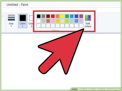 Microsoft Paint Blending Tool