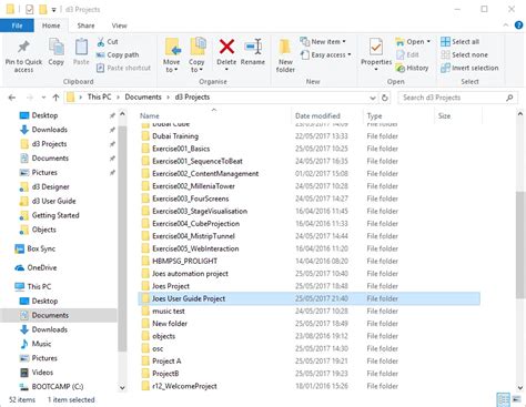 Microsoft Project Folder Location