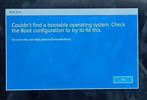 microsoft surface doesn't boot