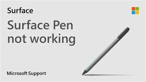 microsoft surface laptop pen not working