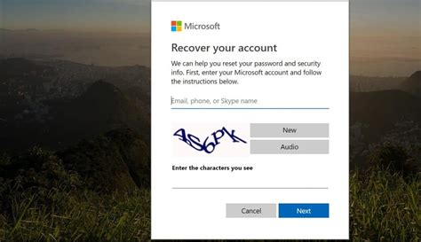 microsoft surface lost password