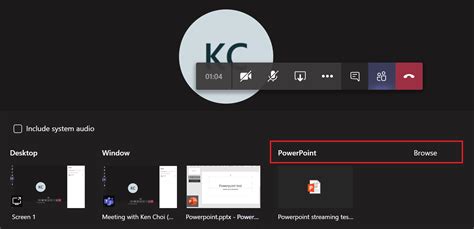 Microsoft Teams Pointer During Presentation