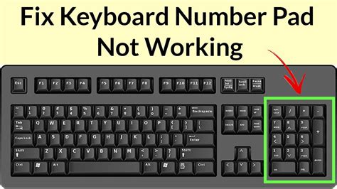 Microsoft Wireless Keyboard Number Pad Not Working