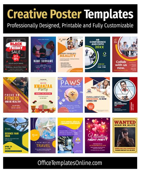 Microsoft Word Poster Template Free