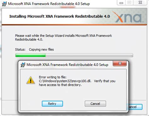 microsoft xna framework install