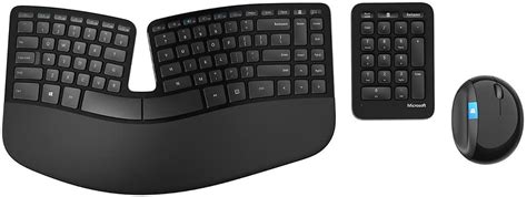 Best Buy Microsoft Ergonomic Fullsize Wireless Sculpt Comfort Desktop USB Keyboard and Mouse
