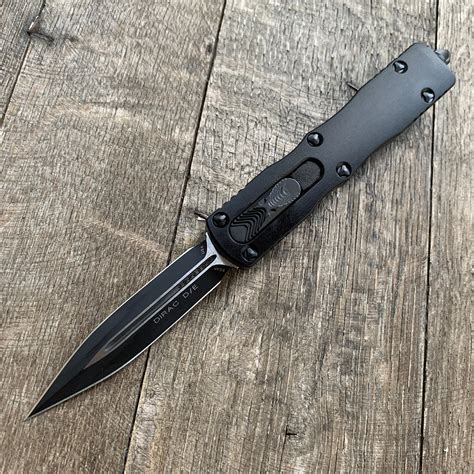Microtech Combat Troodon Bowie OTF Knife (3.8" Satin) 1464