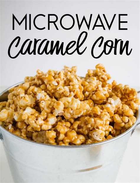 microwave caramel popcorn recipe easy