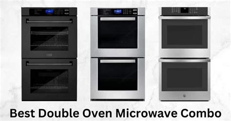 Microwave Double Oven Combination