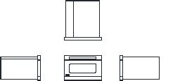Microwave Drawer Cad Block