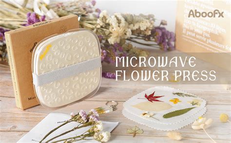 Microwave Flower Press