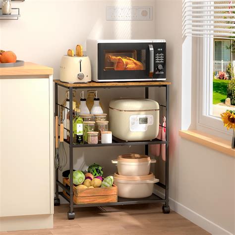 Microwave Kitchen Cart Amazon