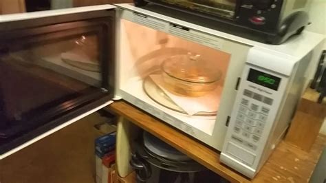 Microwave Moving When Open