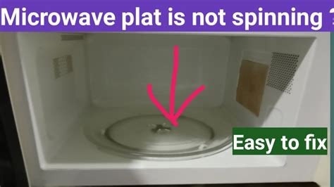 Microwave Plate Not Spinning