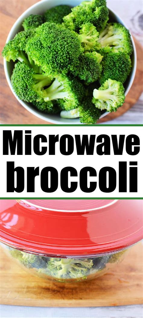 Microwaving broccoli