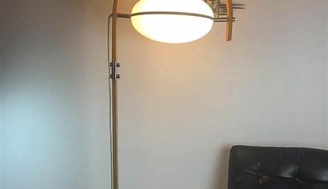 MCM Floor Lamp, Mid Century Floor Lamp, Vintage Wood Floor Lamp