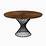 Dancel Mid Century Modern Black Rectangular Dining Table 95.25"W