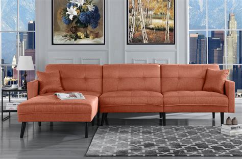 New Mid Century Modern Sleeper Sofa With Chaise Update Now