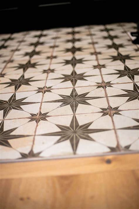 mid century inspired floor tile