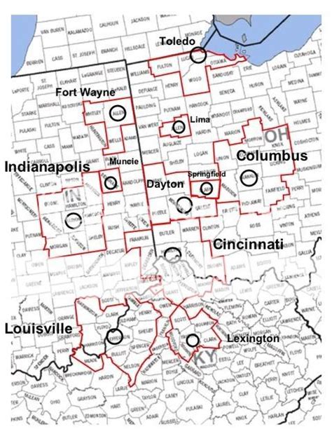 mid ohio valley map