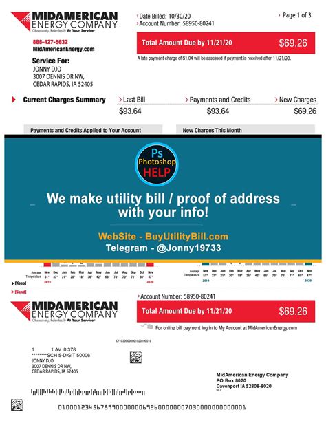 midamerican energy billing address