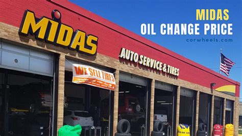 midas oil change cost