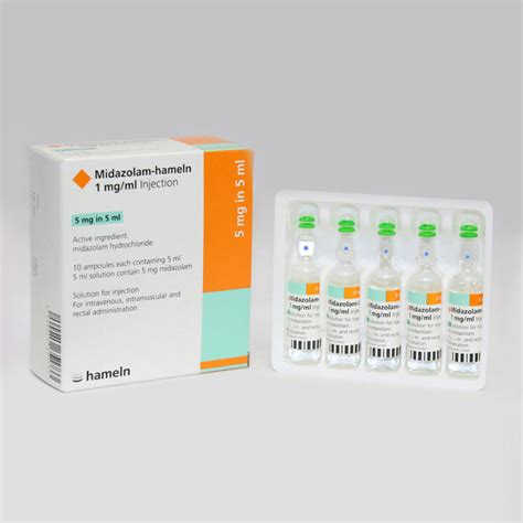 midazolam injection orally