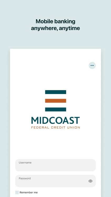 midcoast federal credit union app