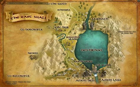 Middle Earth Map Argonath