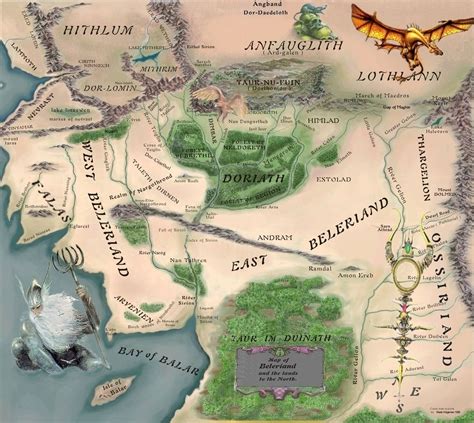 Middle Earth Map Elves