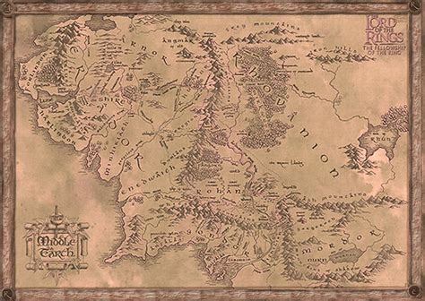 Middle Earth Map Isengard