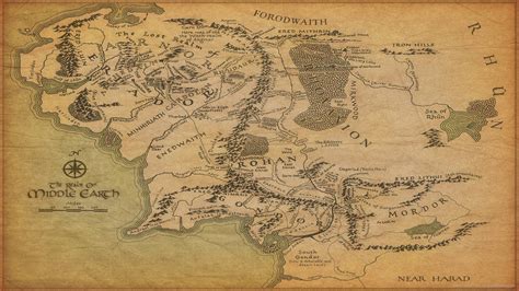 Middle Earth Map Png